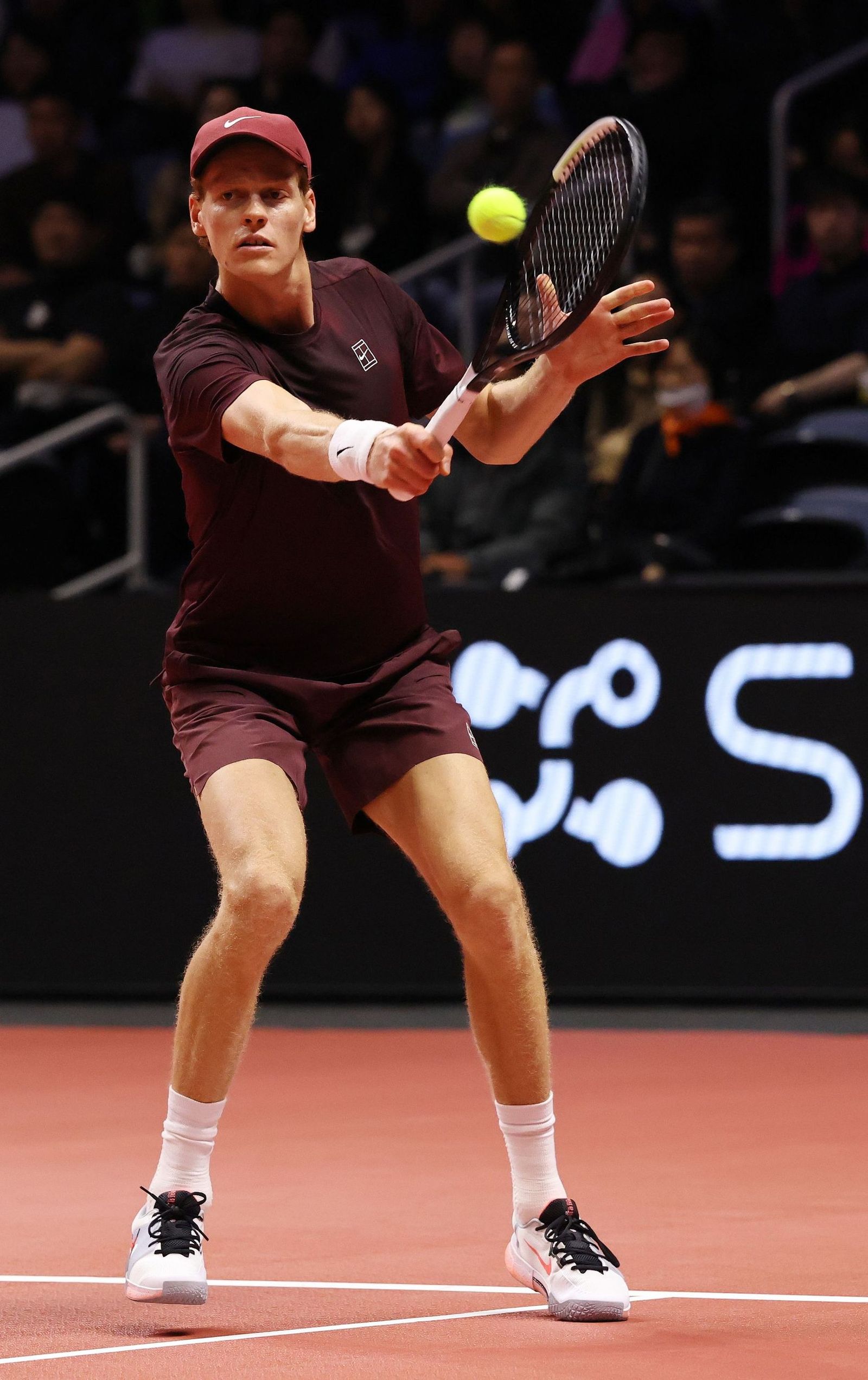 Las fotos de la exhibición entre Alcaraz y Sinner