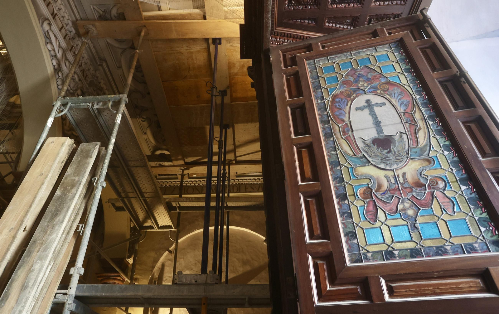 Obras en la Iglesia de La Caridad