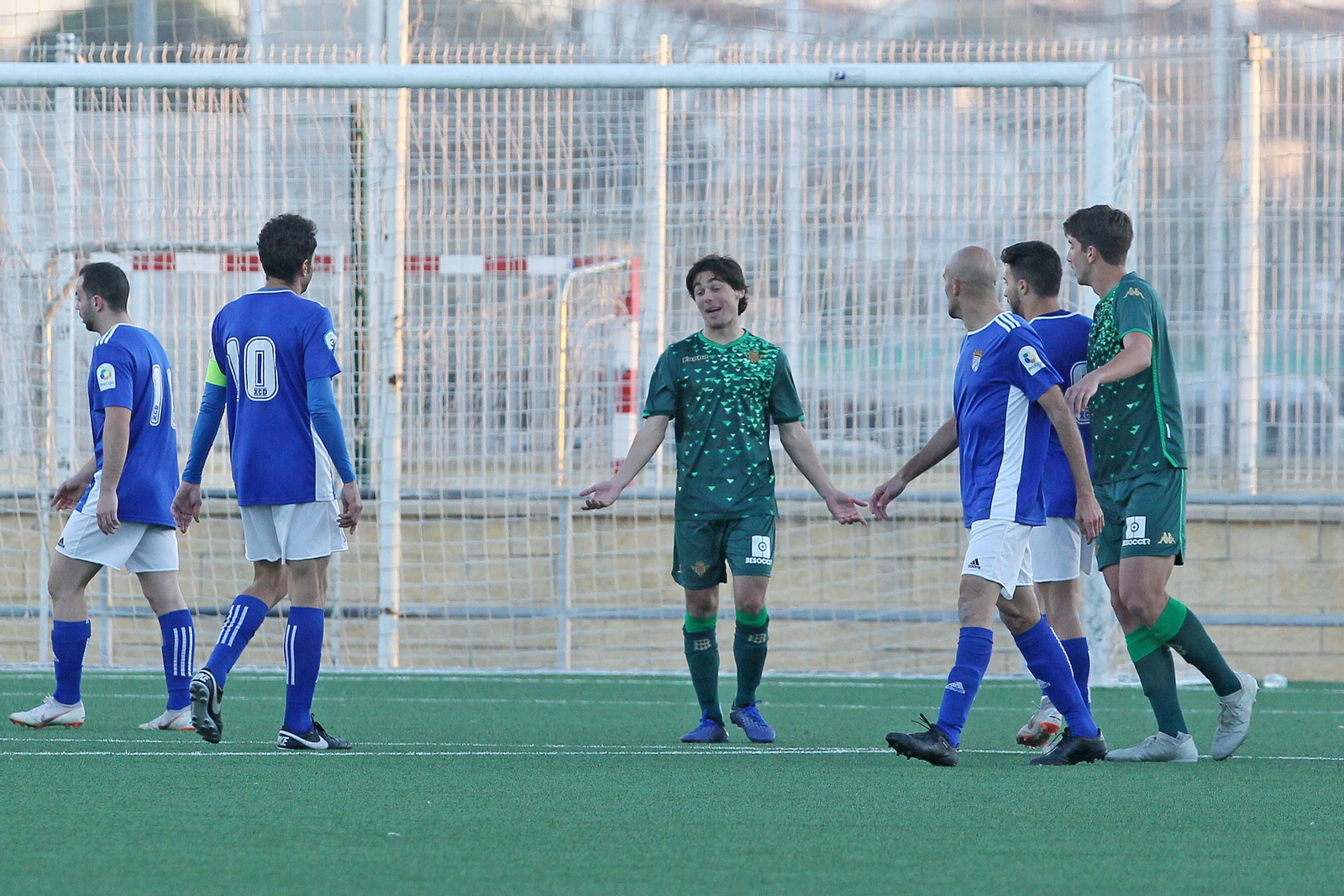 Partido entre Xerez CD y Betis Deportivo en Complejo Deportivo La Granja