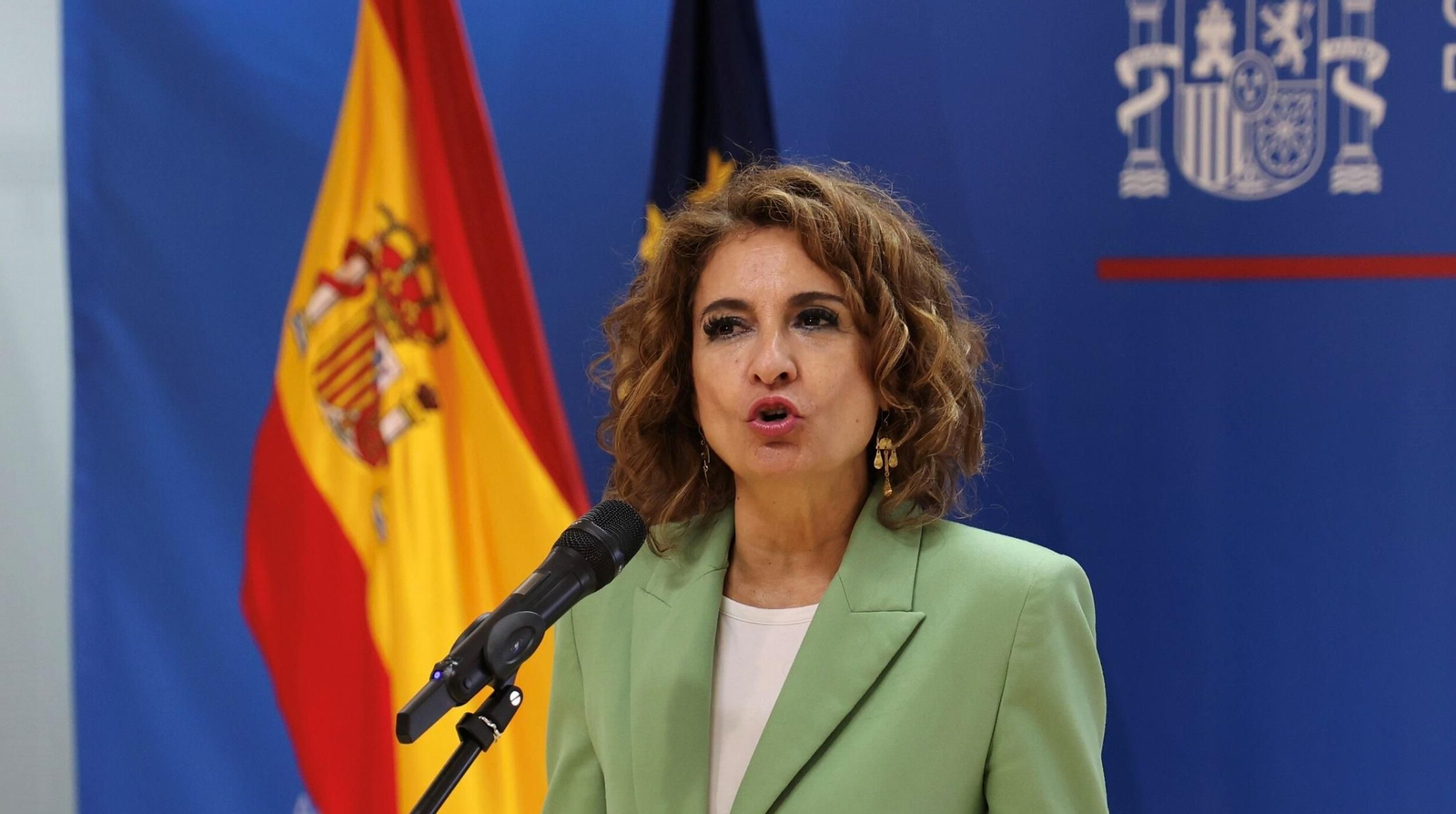 La vicepresidenta y ministra de Hacienda, María Jesús Montero.