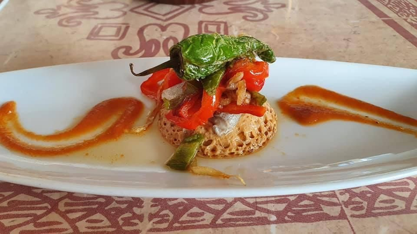 Una de las tapas participantes en la ruta gastronómica.