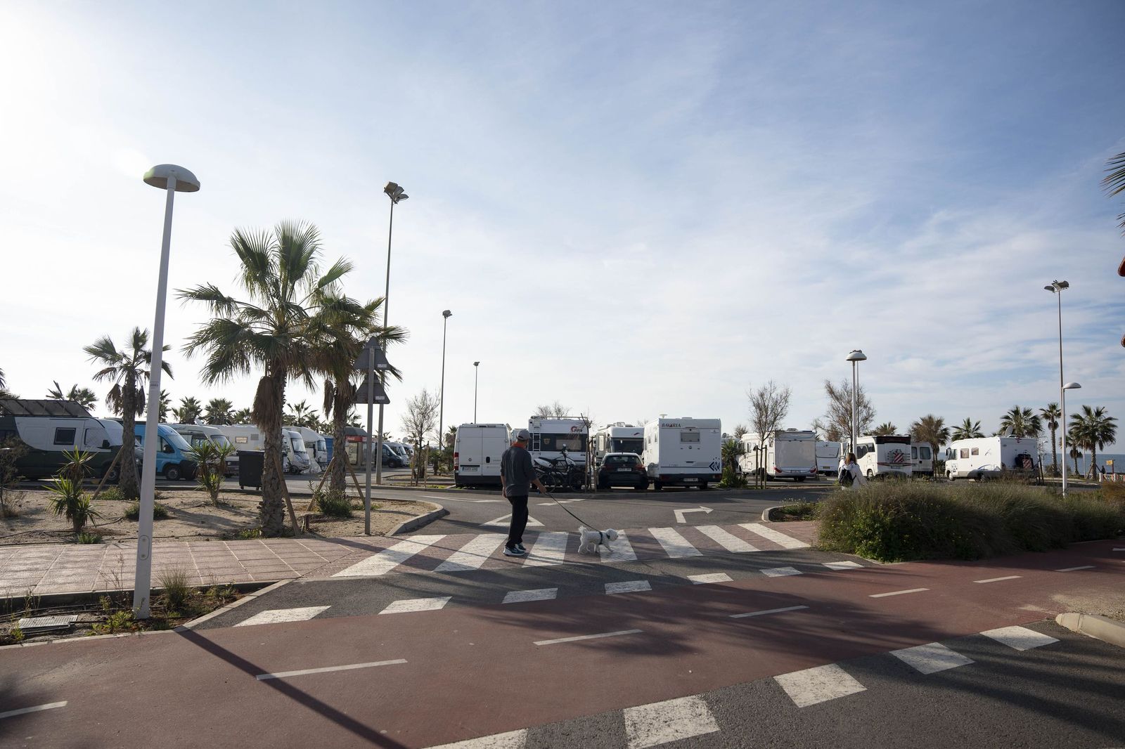 Las caravanas también están en el Delta del Andarax y la playa del Zapillo.