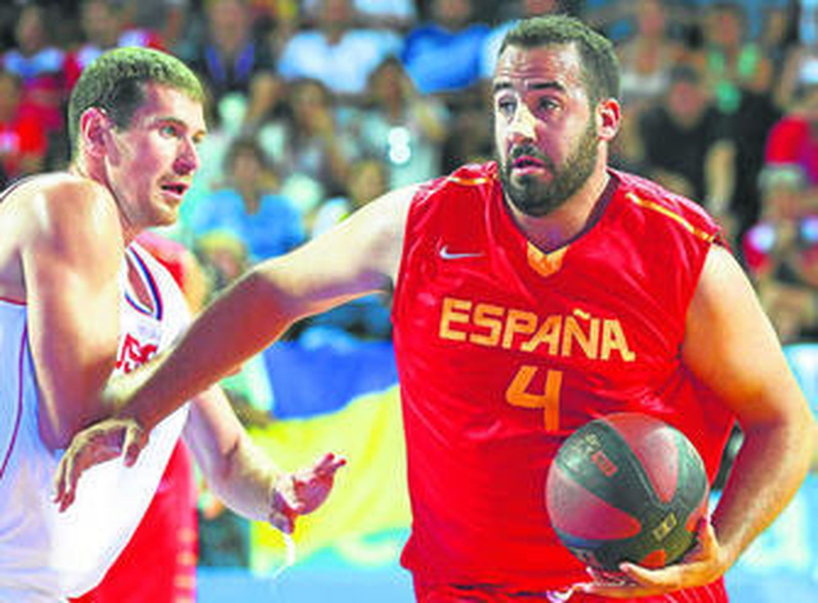 Juan Vasco, durante la final frente a la selección rusa.