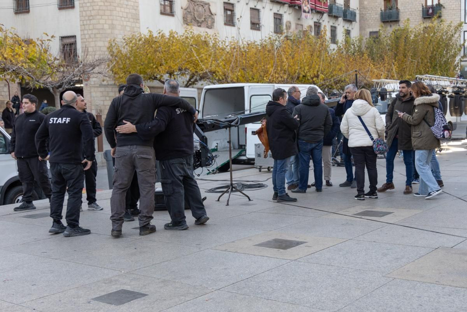 El trabajo tras las campanadas de Canal Sur en la Plaza de Santa María