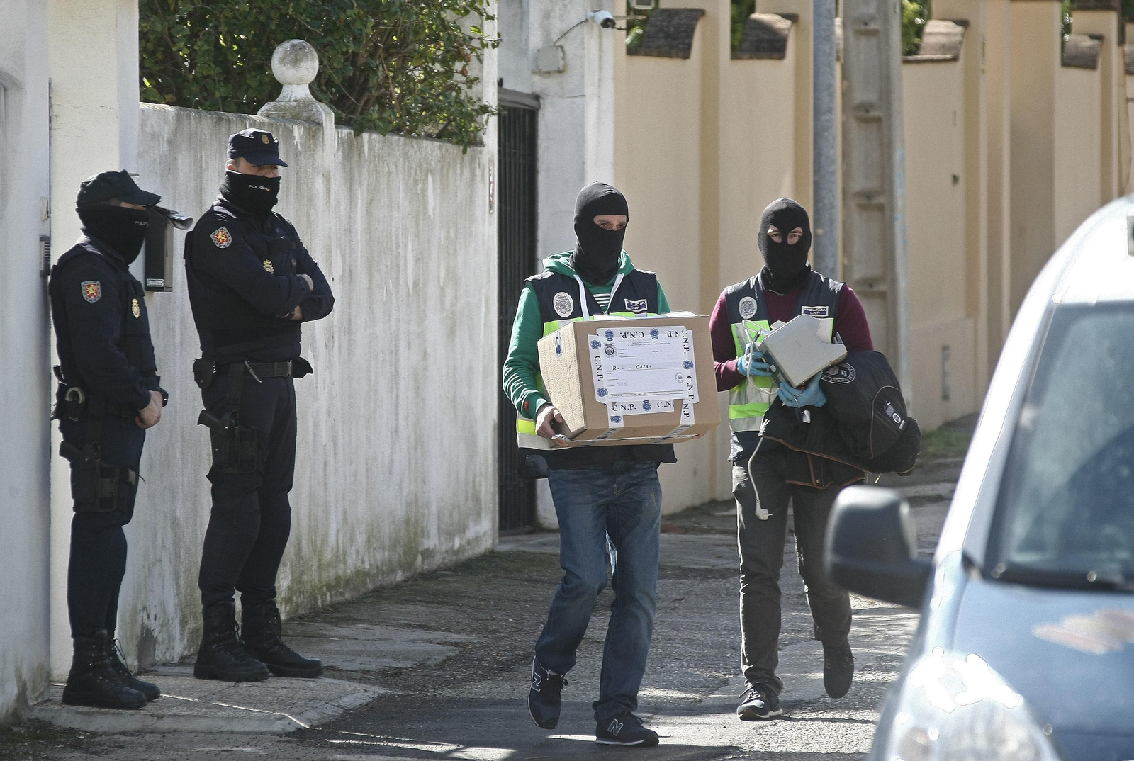 Imágenes de la macrooperación de Policía Nacional en Algeciras