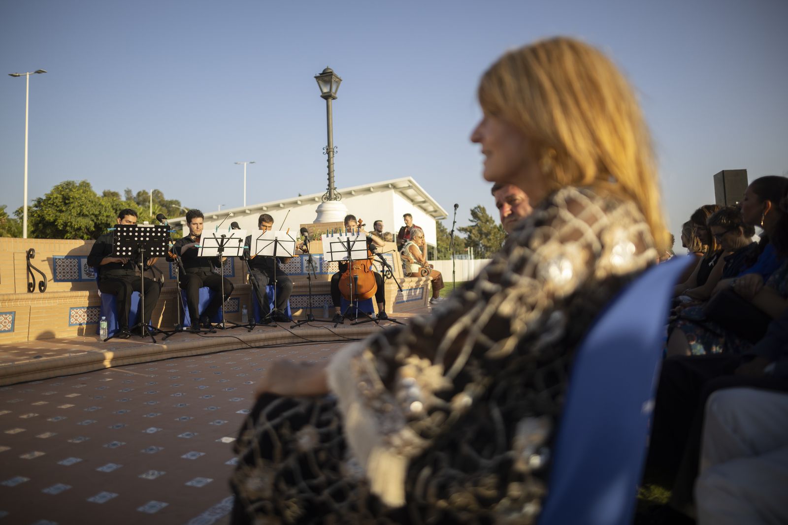 Imágenes de la inauguración De la Fuente de las Naciones en el Paseo de la Ría