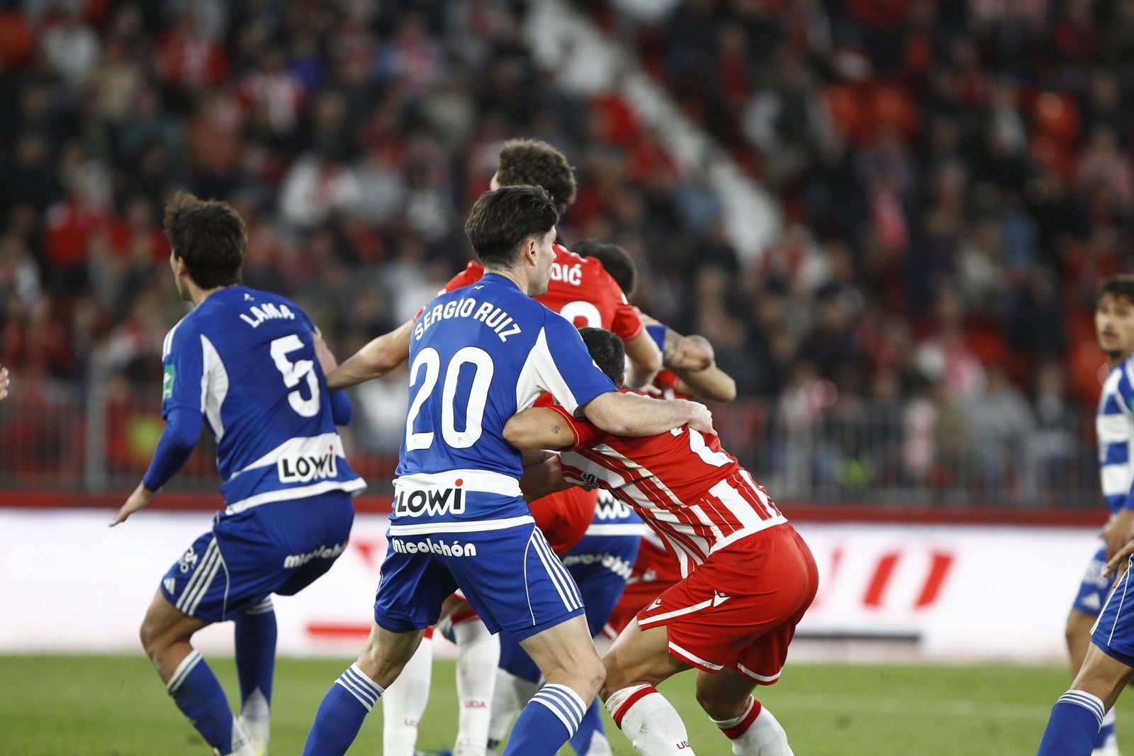 Las fotos del partido U.D. Almería-Granada C.F.