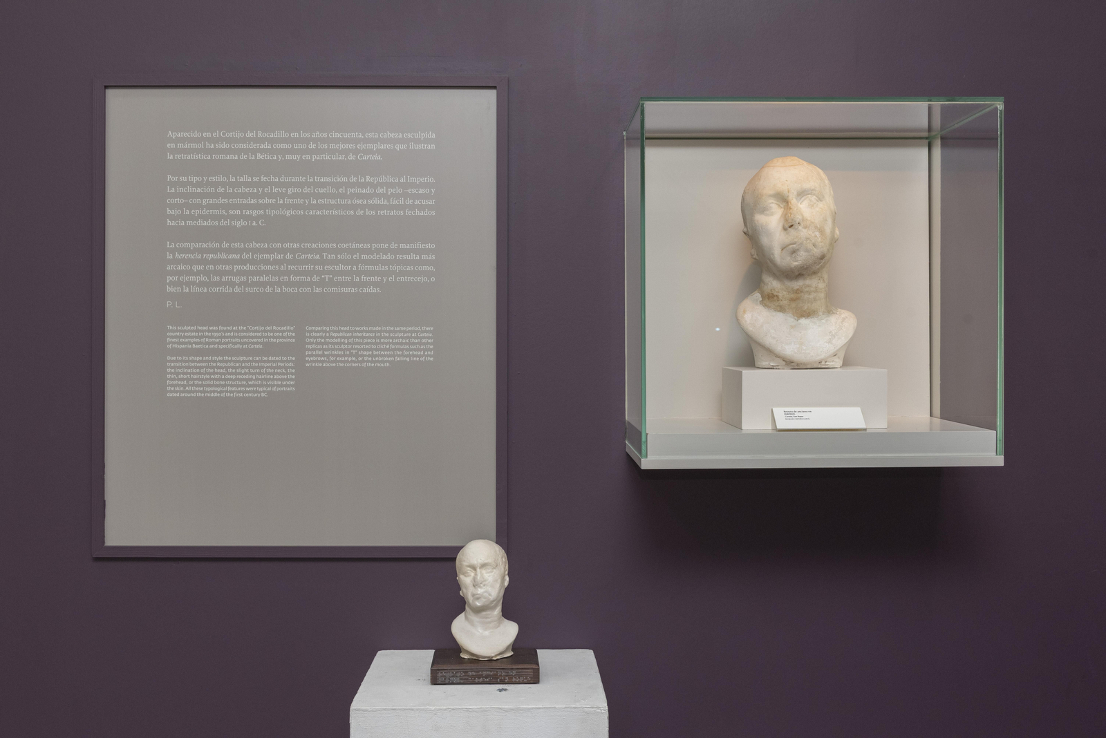 Fotos de la exposición permanente de Carteia en el Museo Municipal de San Roque