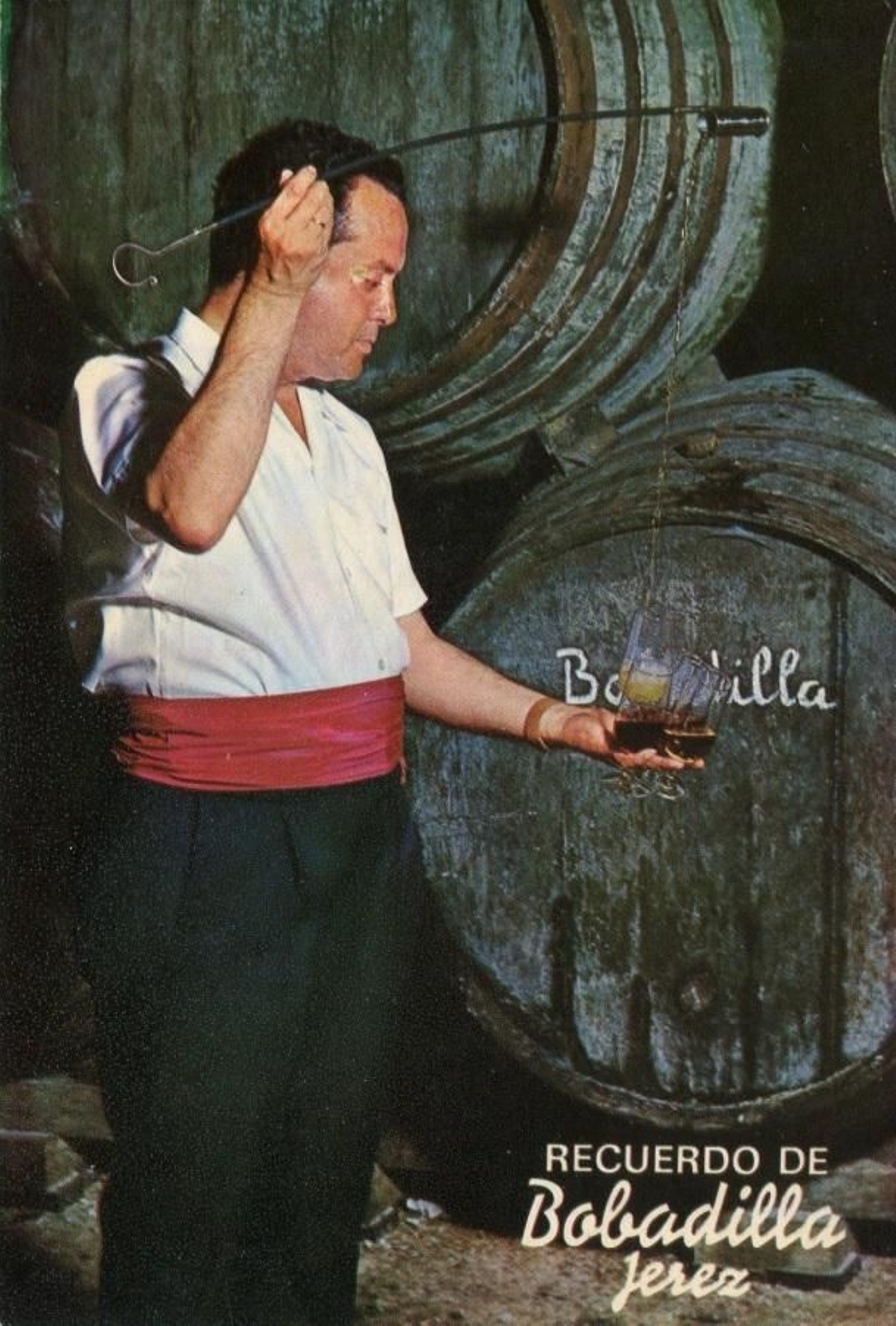 Juan Quintanilla, de Bobadilla, en una postal promocional.