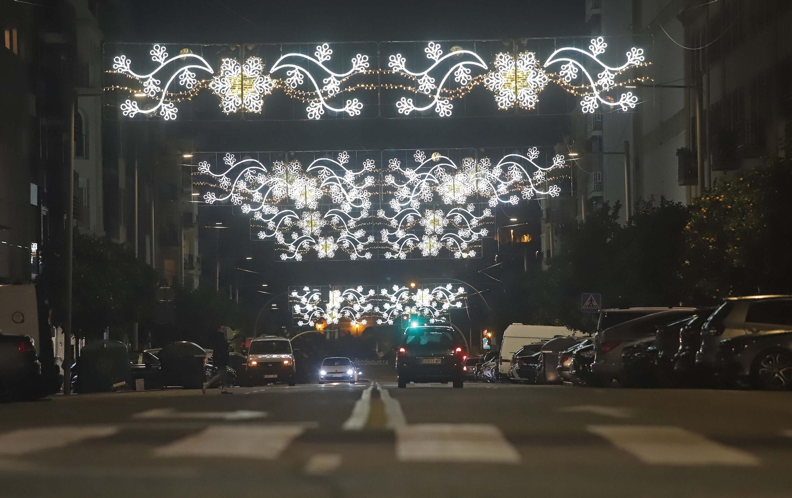 Fotos del encendido del alumbrado navideño en Algeciras