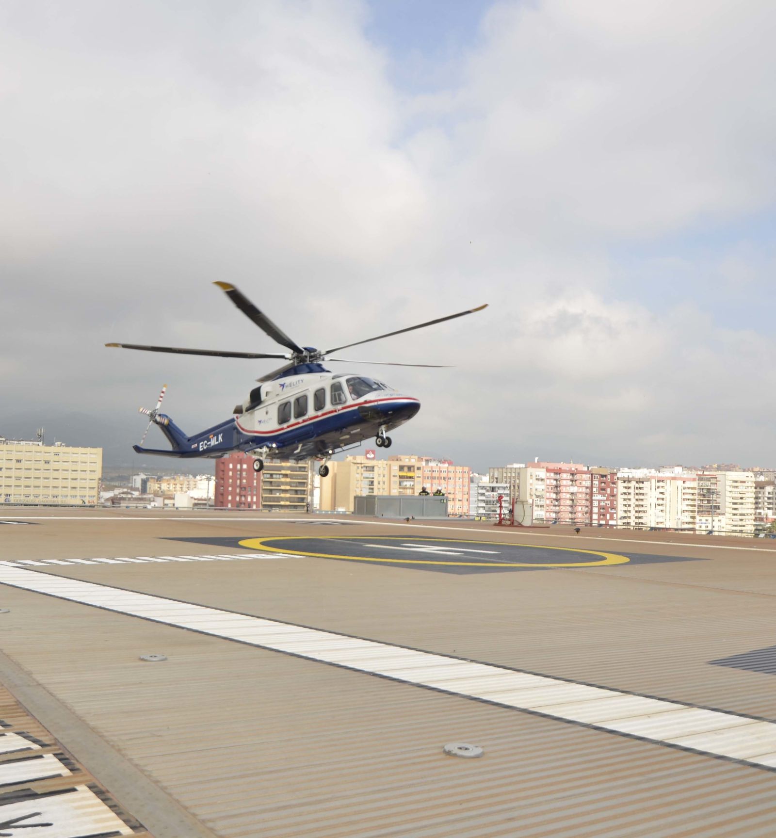 Helicóptero de Hélity entre Algeciras y Ceuta
