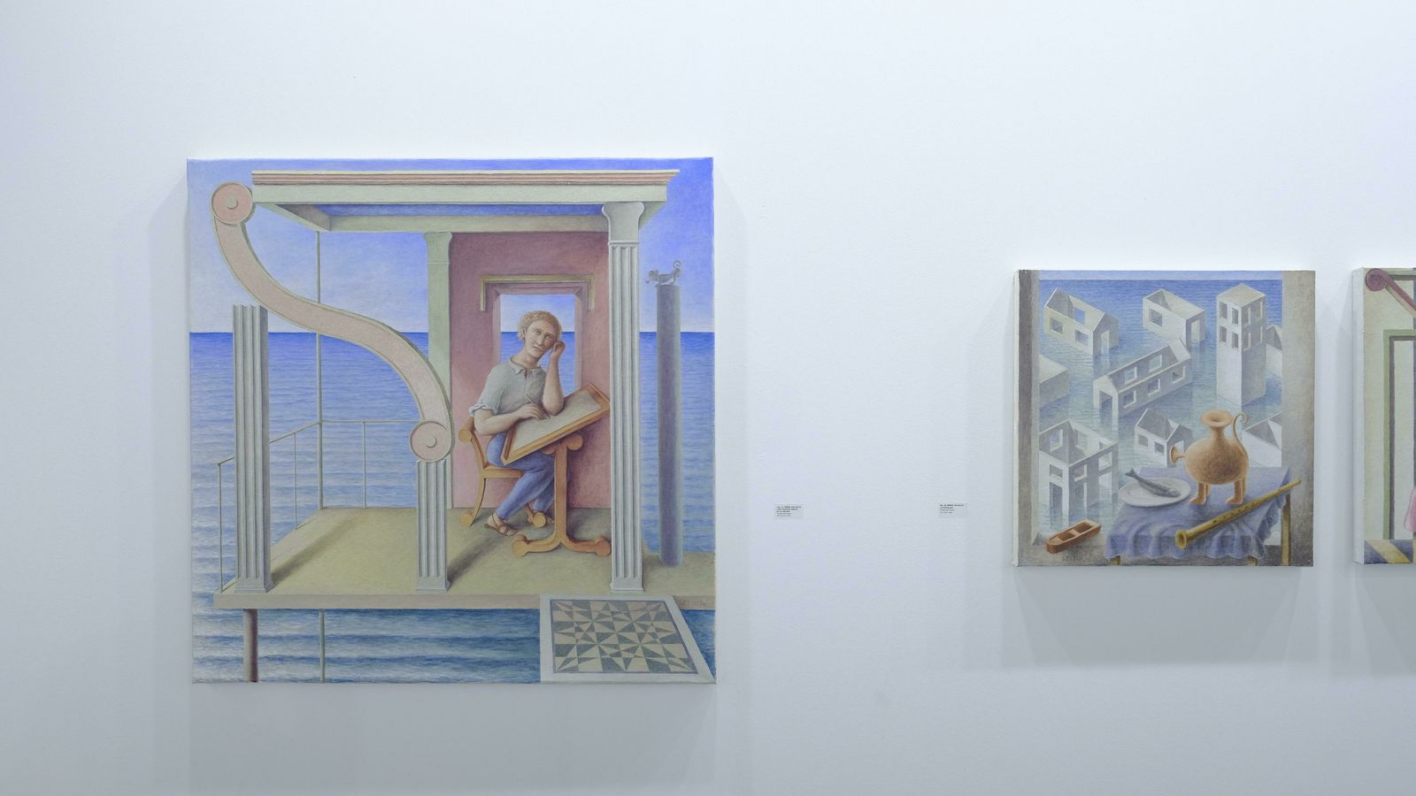 Pinturas de Guillermo Pérez Villalta en la galería Fernández Braso.