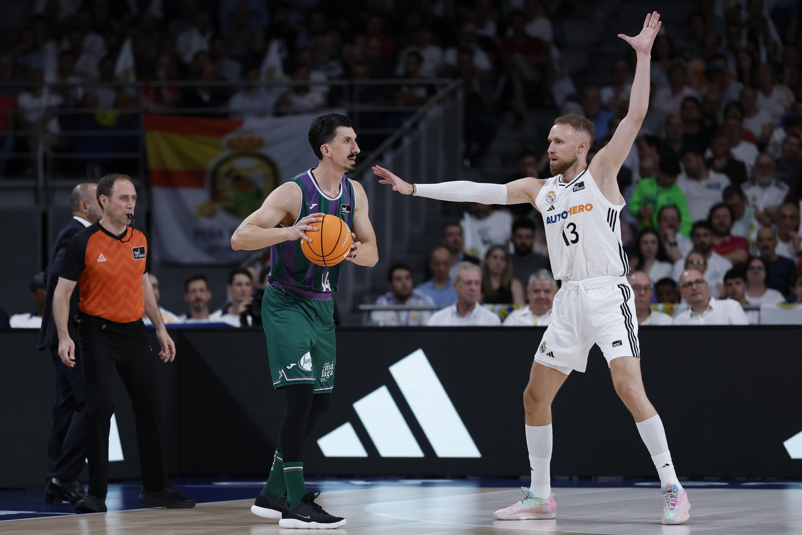 El Real Madrid-Unicaja, en fotos