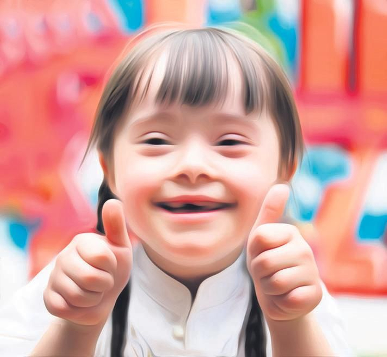 La sorpresa de una sonrisa y de un abrazo