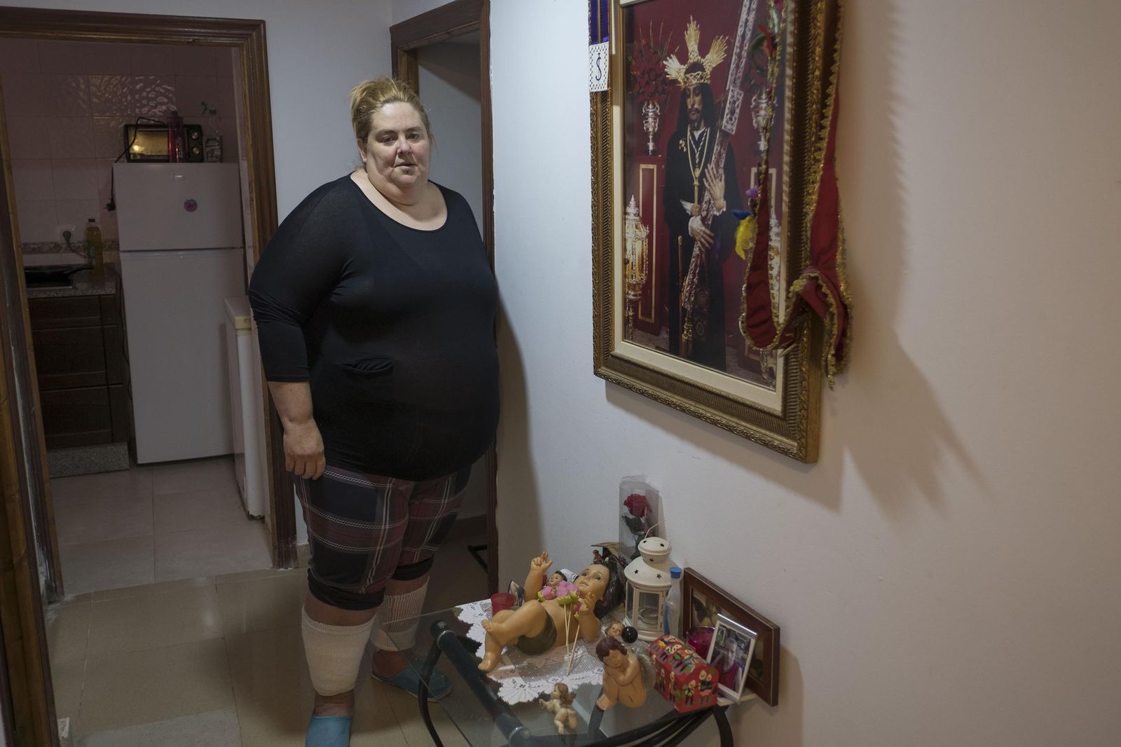 Josefa Román, en su nueva casa en el Mentidero