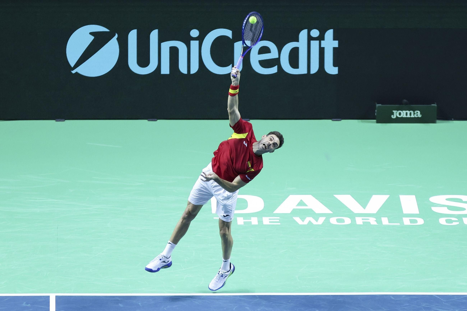 Las fotos de la derrota de España en el dobles ante Países Bajos