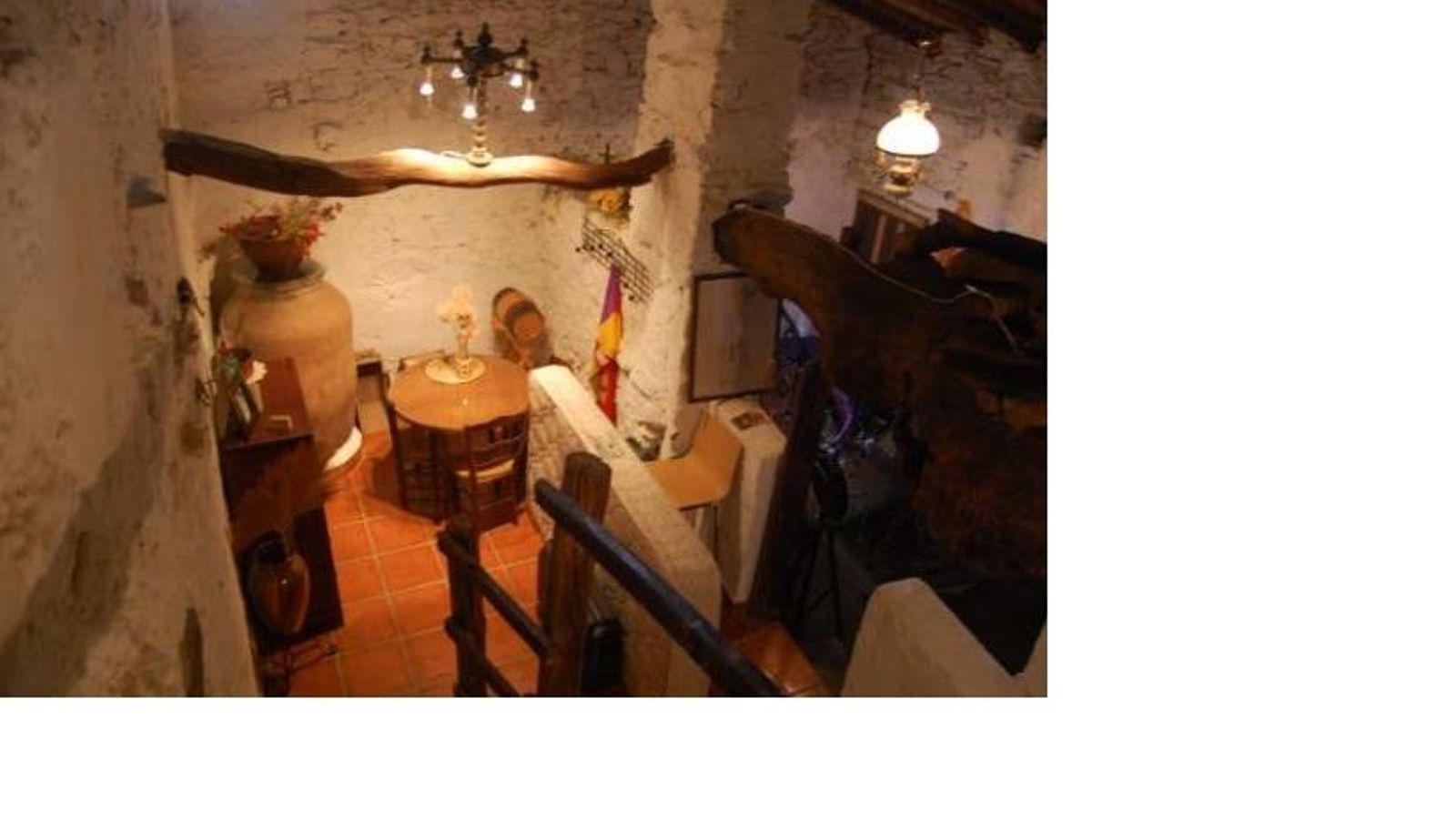 Una de las estancias de la Casa Grande de Fuente La Lancha.