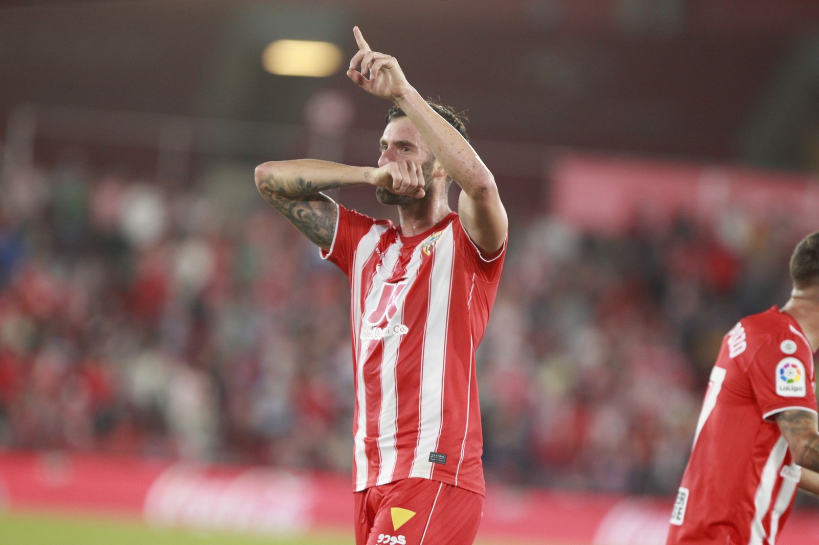 Imágenes del partido de fútbol U.D. Almería-Getafe C.F.