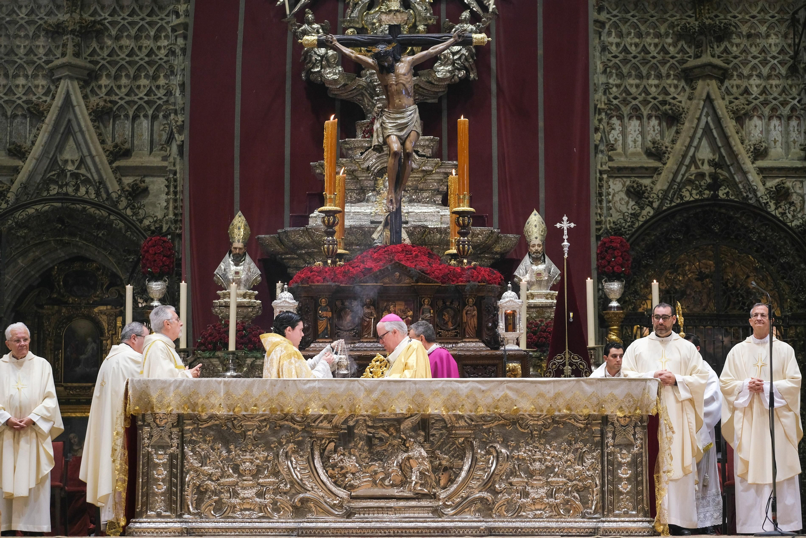 Salida procesional 450 años del Cristo de Burgos