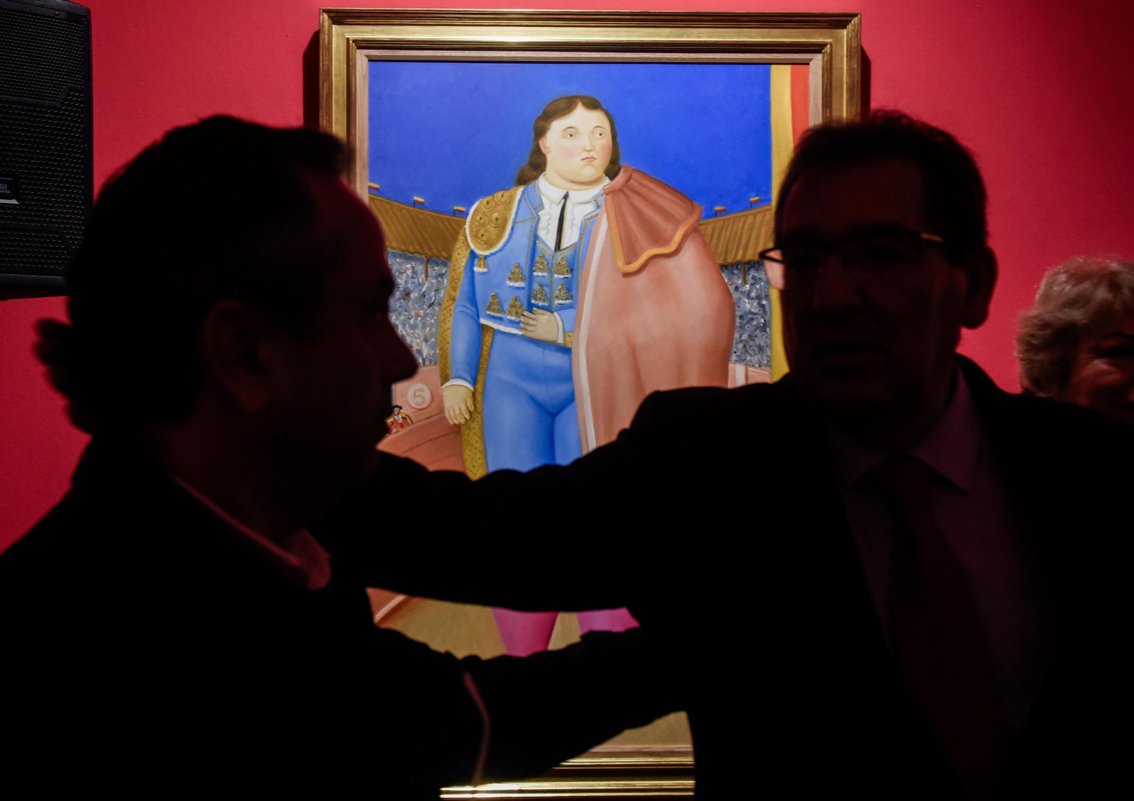 Inauguración  de la exposición sobre Fernando Botero