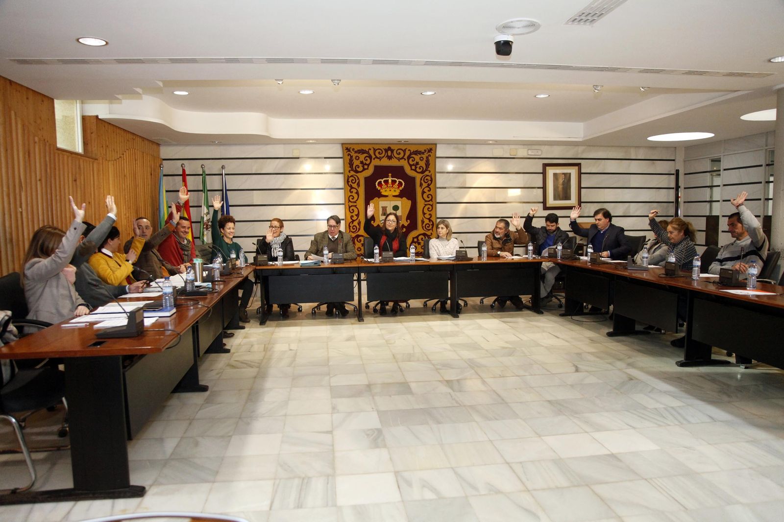 Votación en el Pleno del Ayuntamiento de Punta Umbría sobre el proyecto William Martin.