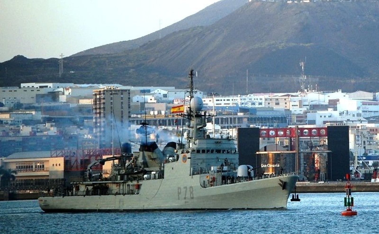 Imagen del patrullero de la Armada 'Cazadora'.