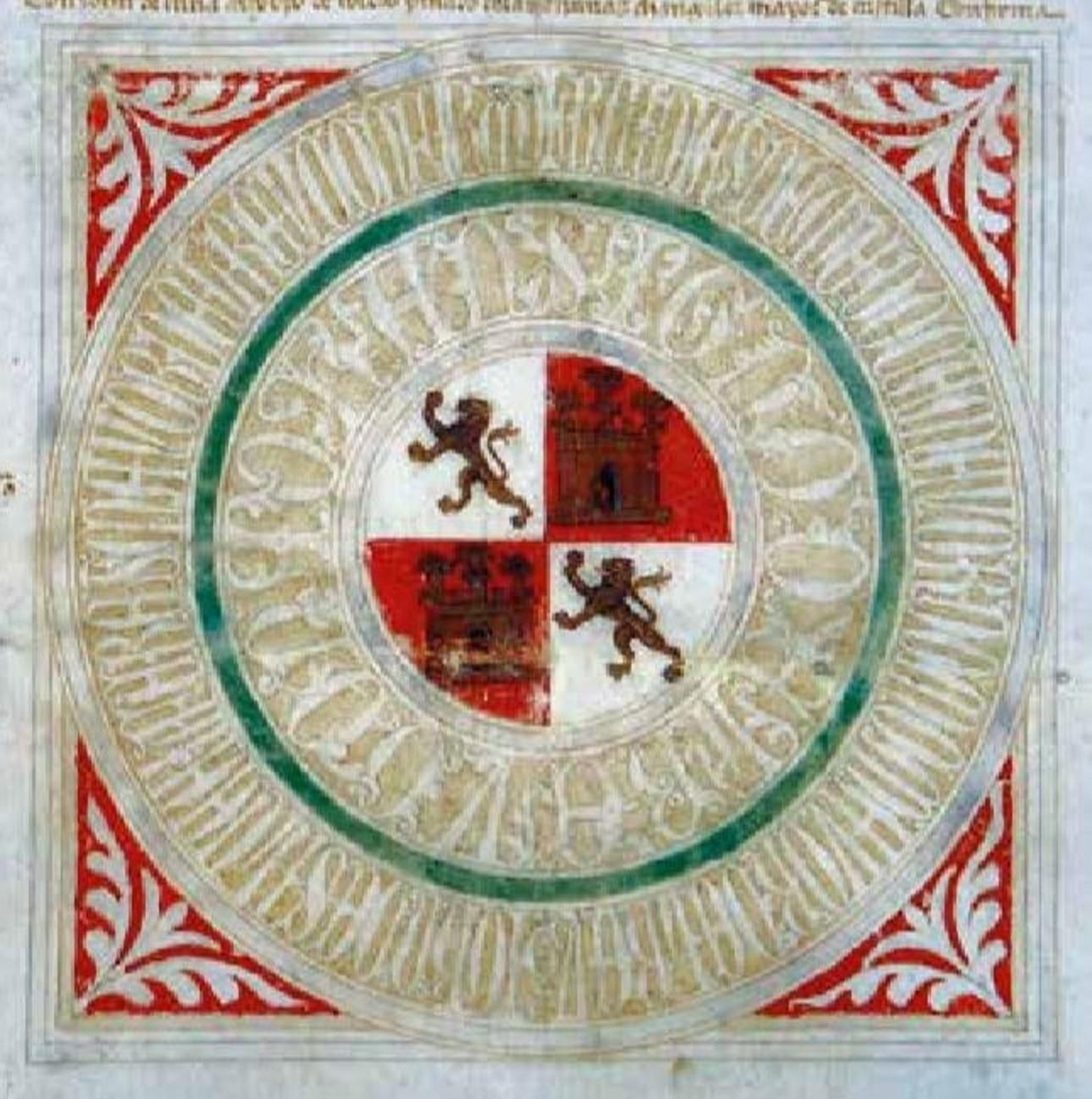 Rueda de un privilegio de Juan II.