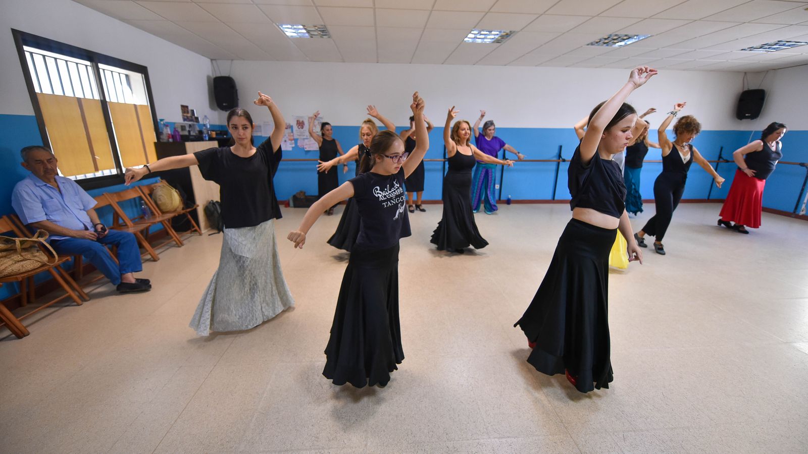 La masterclass de baile impartida por José el Pañero, en imágenes