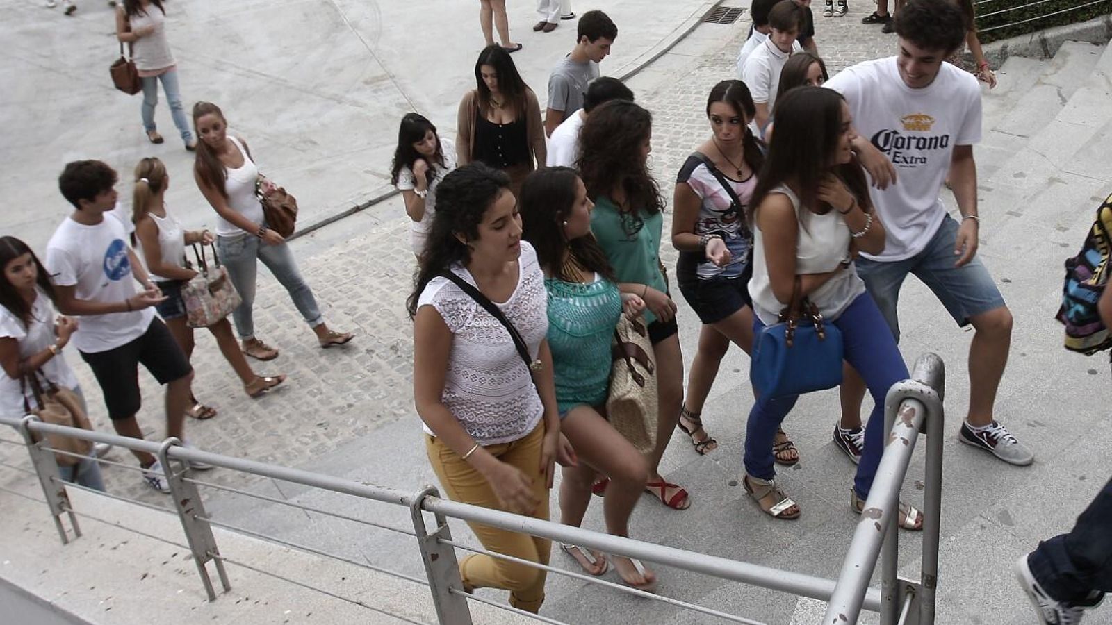 Estudiantes de la Universidad Pablo de Olavide (UPO).