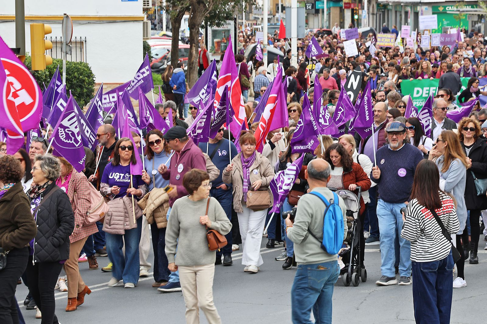 8M: Las fotografías de la manifestación del Día de la Mujer