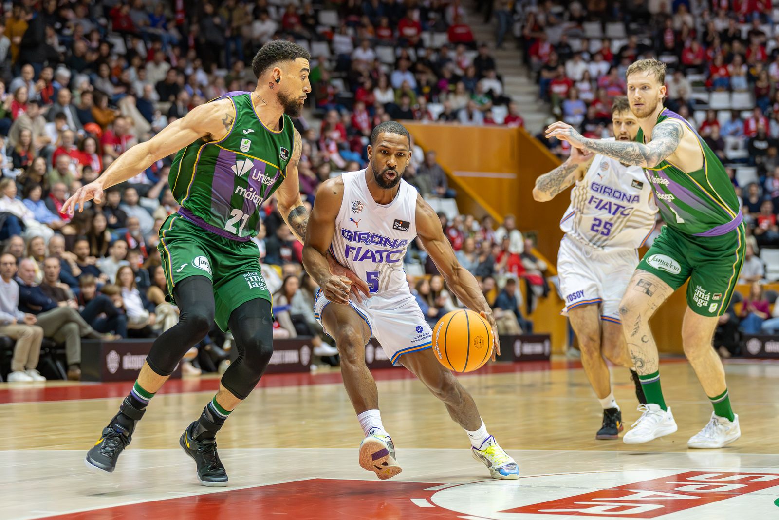 Bàsquet Girona-Unicaja, en fotos