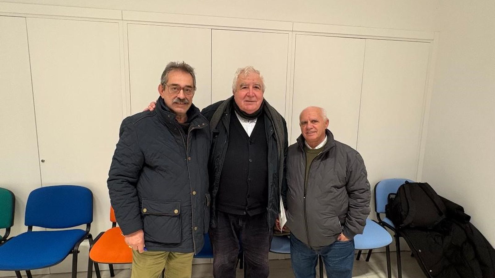 Jesús García, Eugenio Mariscal y José Carrascosa coincidieron en la presentación, en la Casa del Carnaval.