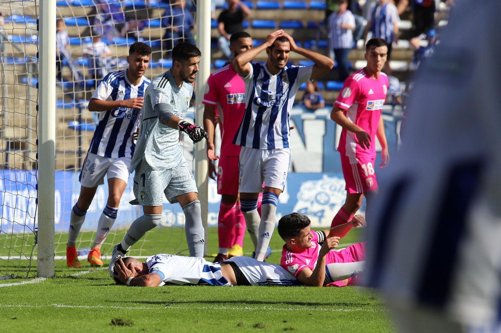 Las mejores imágenes del Recreativo de Huelva-Burgos, partido de eliminatoria de la Copa del Rey
