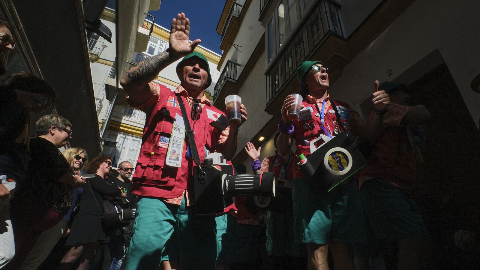 Las fotos del ambiente callejero durante el Carnaval Chiquito