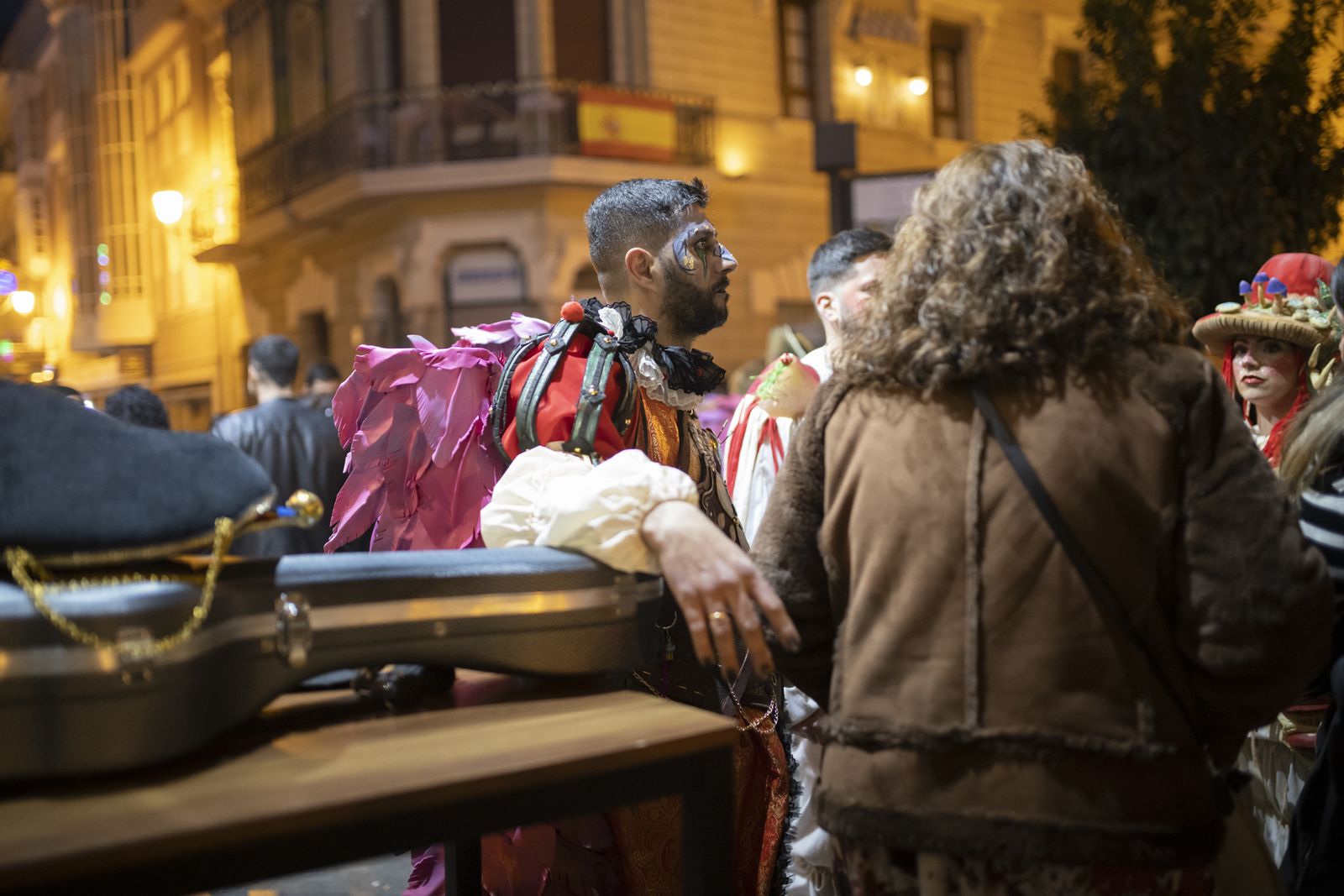 Ambiente en la final  del Carnaval Colombino
