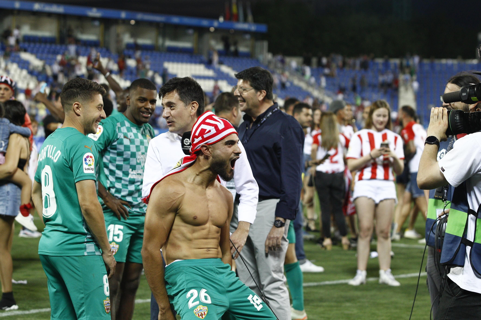 Imágenes del C.D. Leganés-U.D. Almería. Ascenso a la Liga Santander de Fútbol