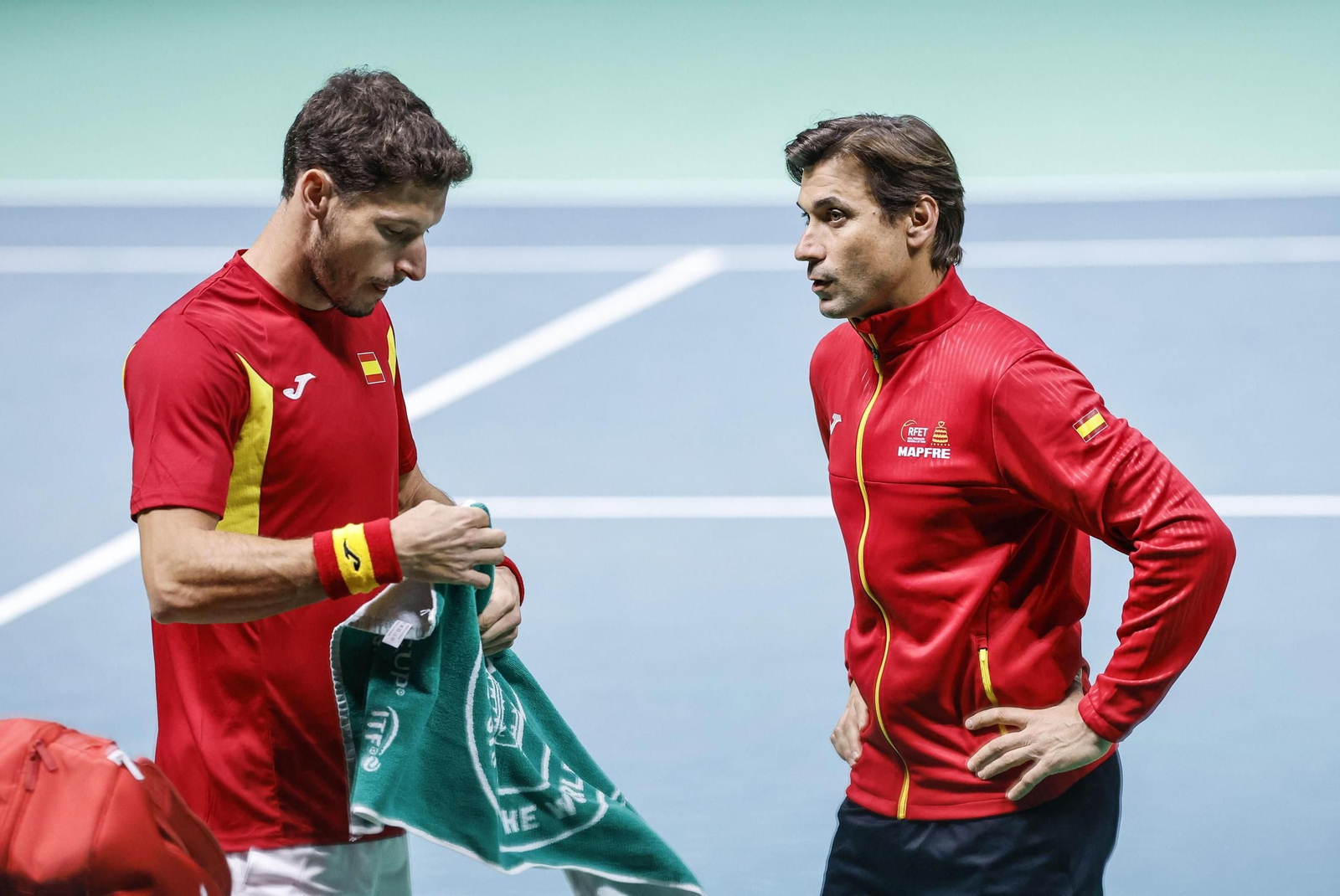 Las fotos de la final de la Copa Davis Italia-España