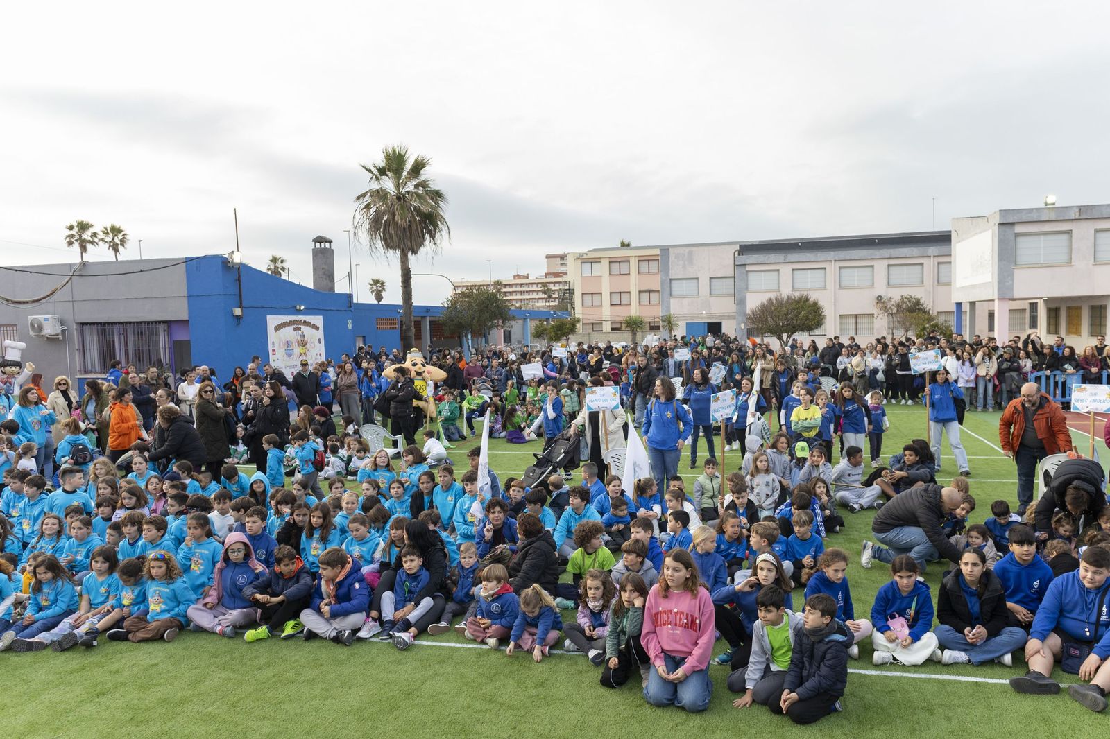 Las imágenes de la inauguración de VI Olimpiadas Escolares de la Escuela Pública de Cádiz