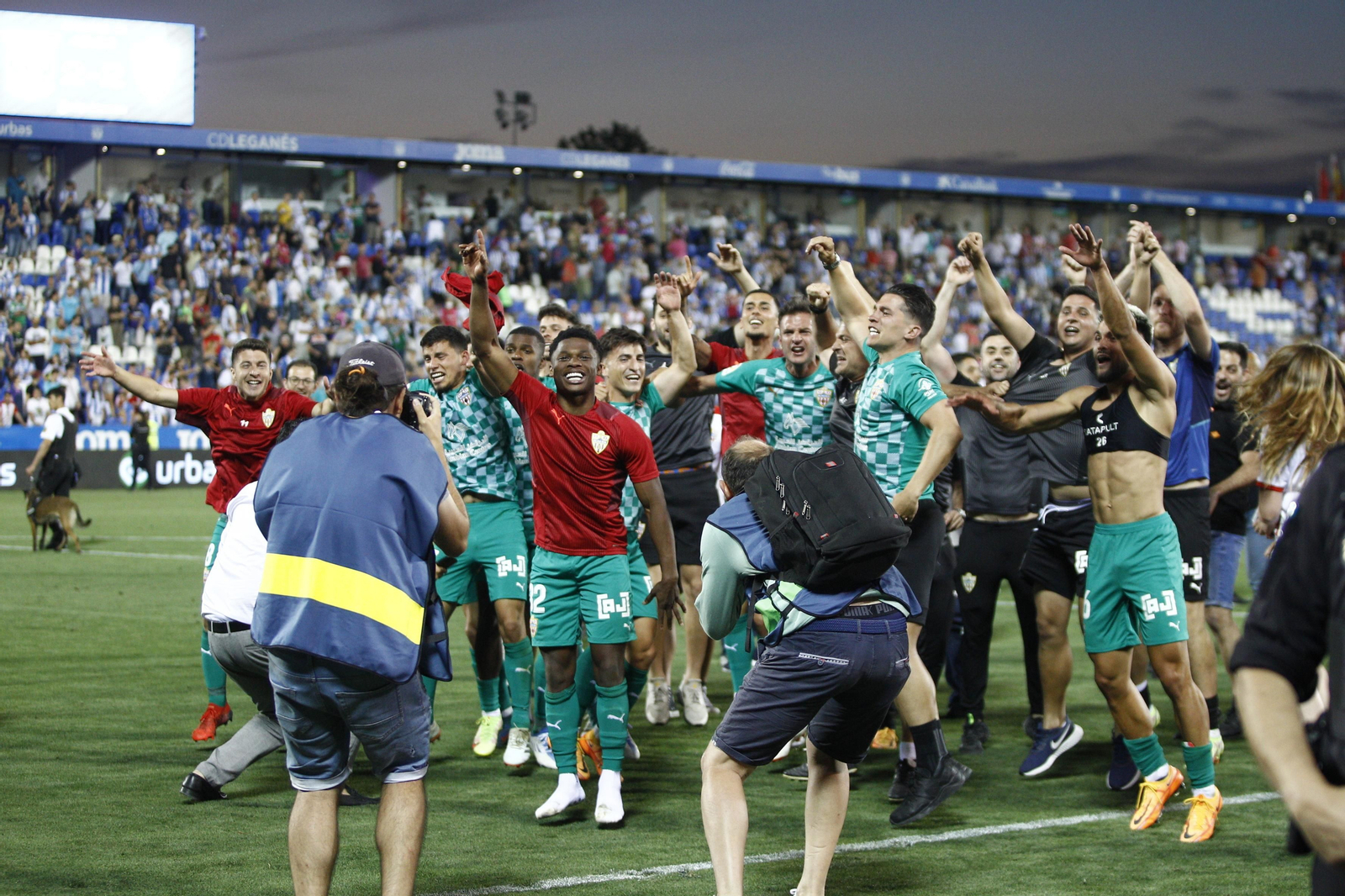 Imágenes del C.D. Leganés-U.D. Almería. Ascenso a la Liga Santander de Fútbol