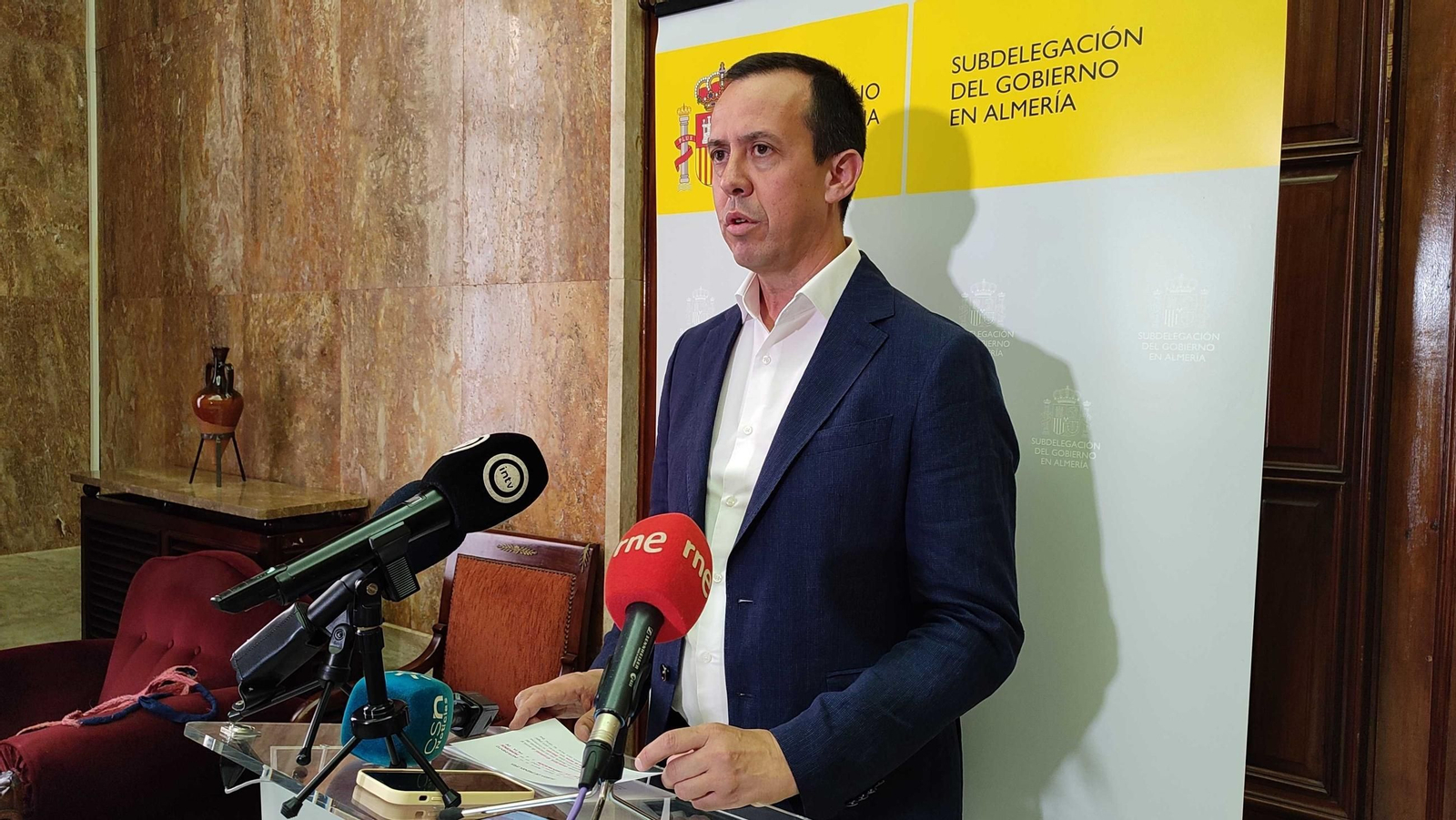 José María Martín, subdelegado del Gobierno en Almería