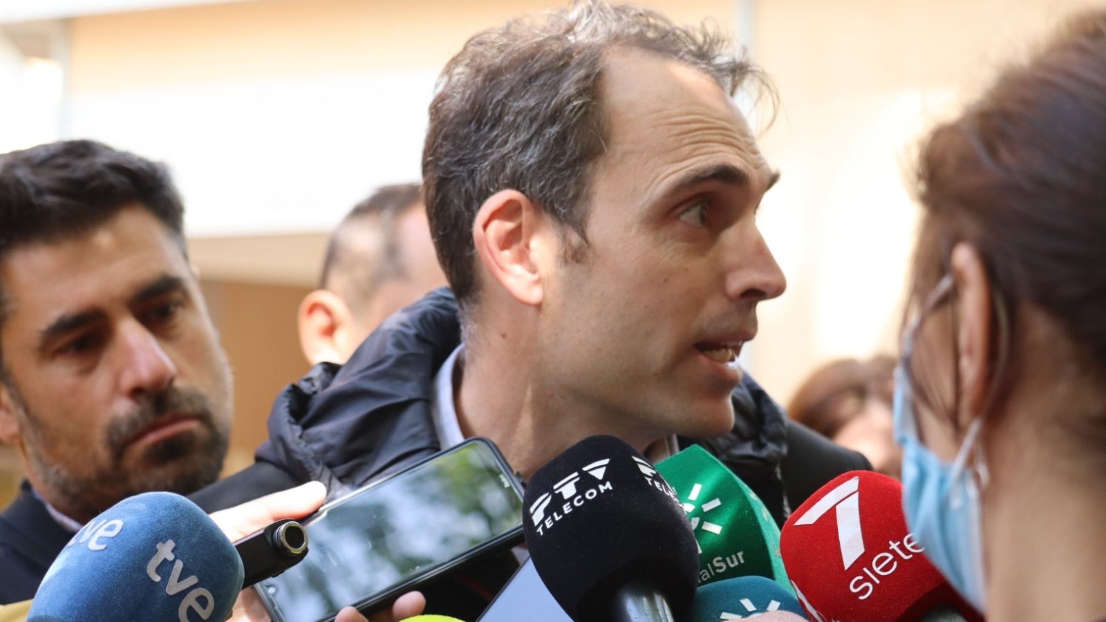 Toni Valero,  coordinador general de IU Andalucía.