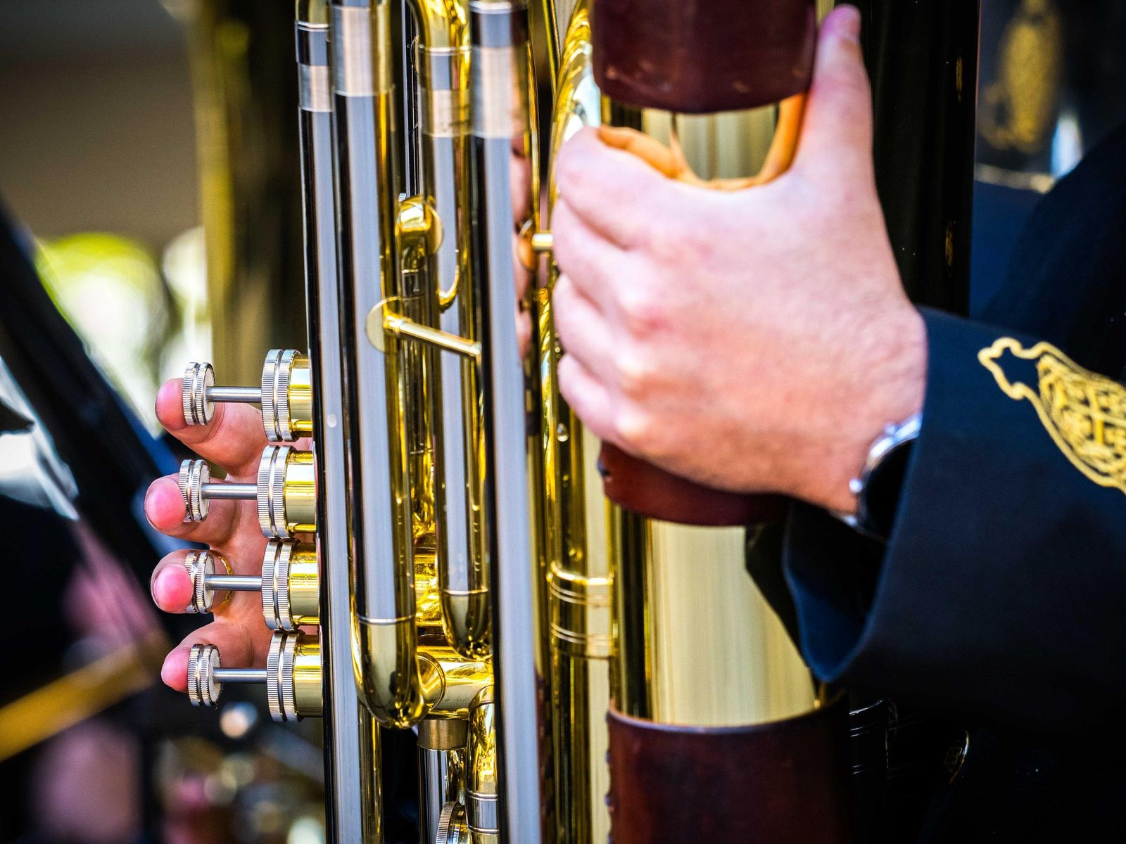 Sones cofrades en el Parque: celebrado el certamen de bandas de Nazareno en San Fernando