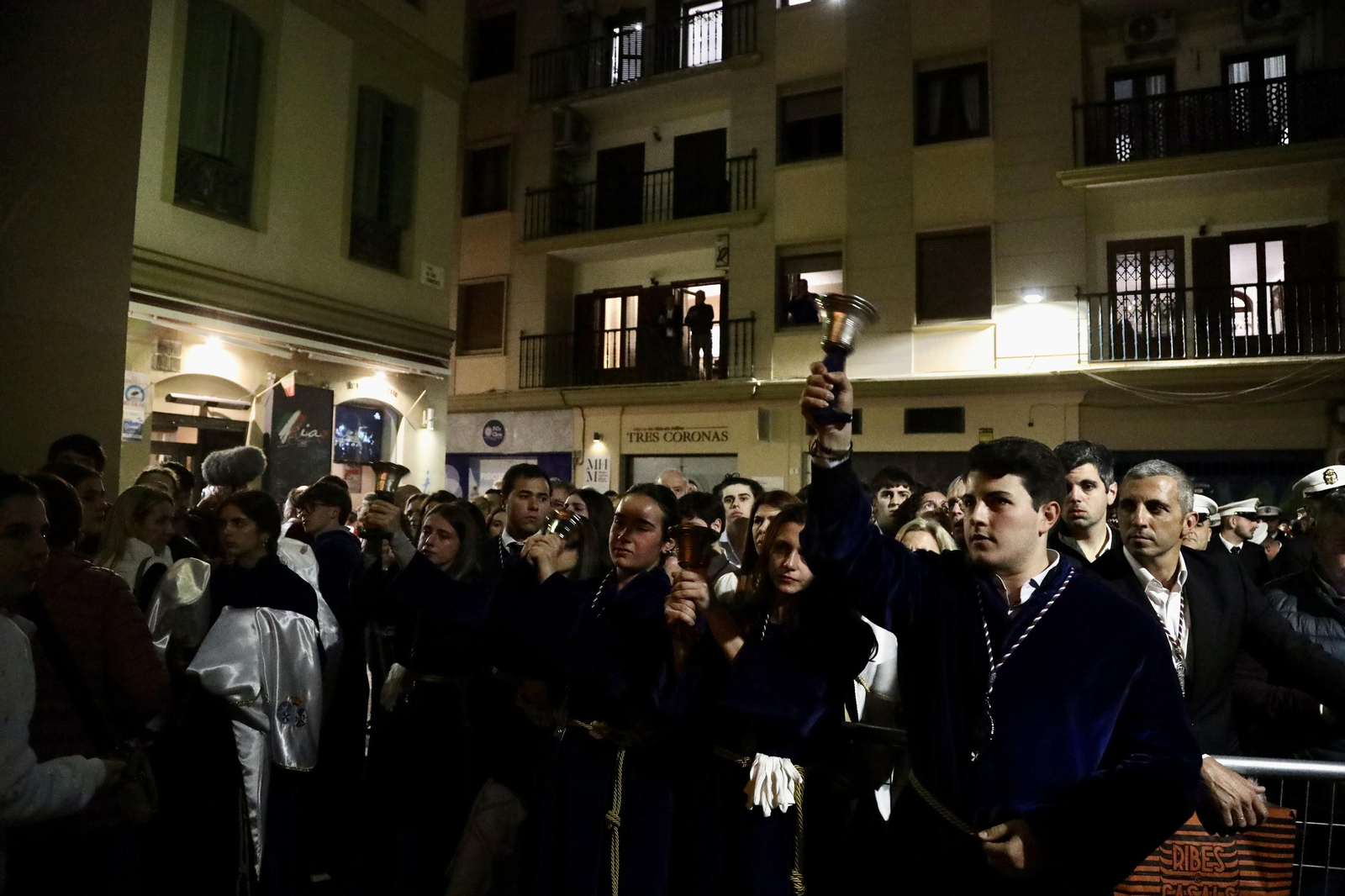 La Paloma el Miércoles Santo en Málaga, en fotos