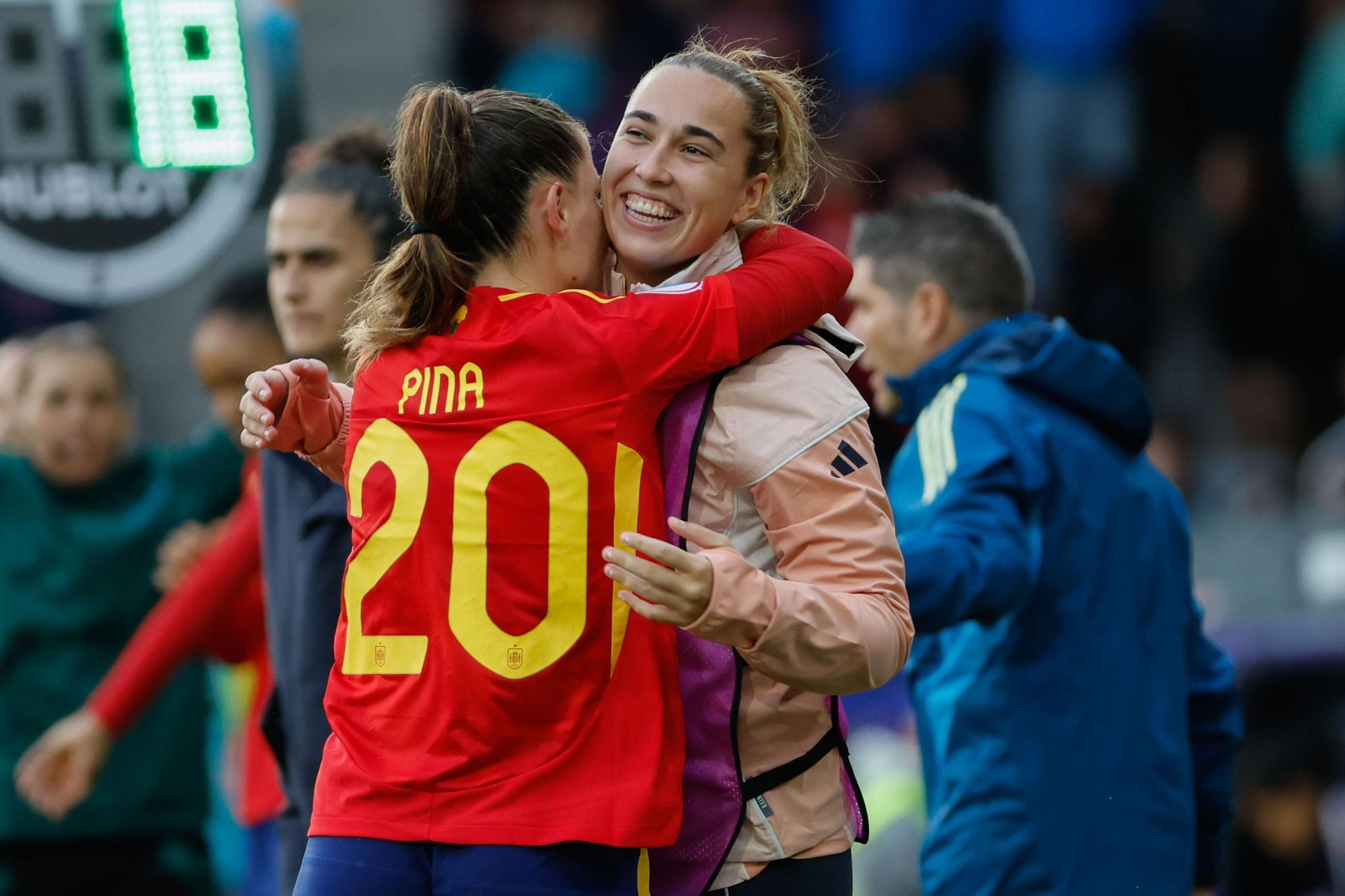 Las fotos de la goleada de España sobre Bélgica en la Eurocopa femenina