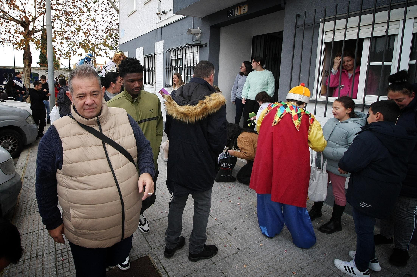 Imágenes de los Reyes Magos en la barriada de la Hispanidad