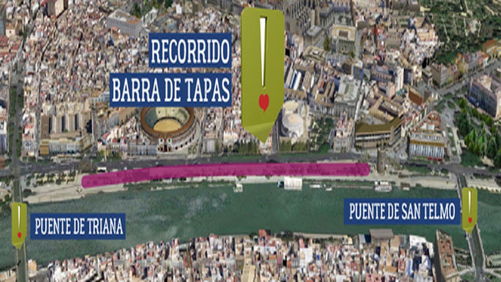 Mapa del sitio donde tendrá lugar el evento