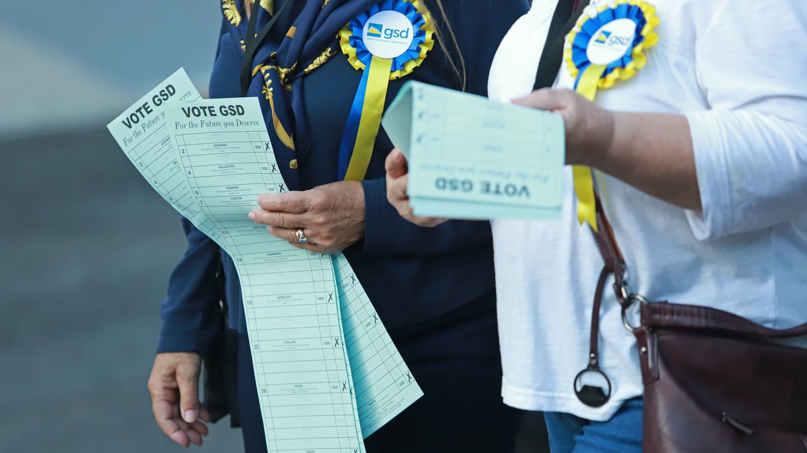 Las mejores fotos de la jornada electoral en Gibraltar