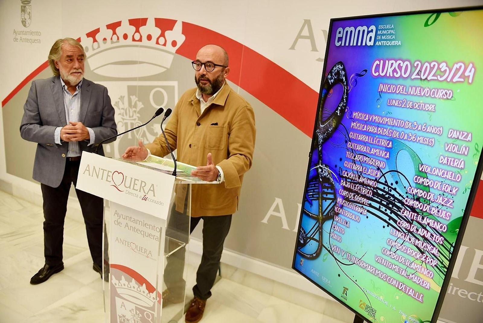 Presentación de las actividades de la escuela de música Presentación de las actividades de la escuela de música