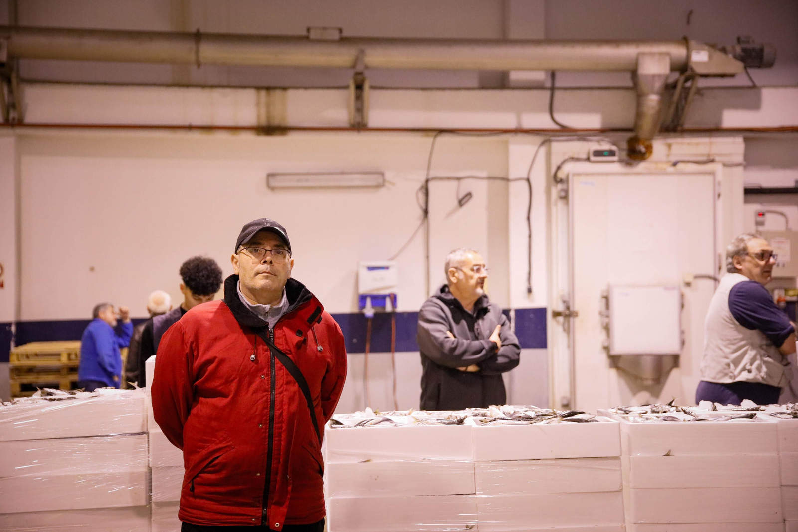 Te contamos en imágenes como ha sido la descarga de las traiñas en la lonja de Almería