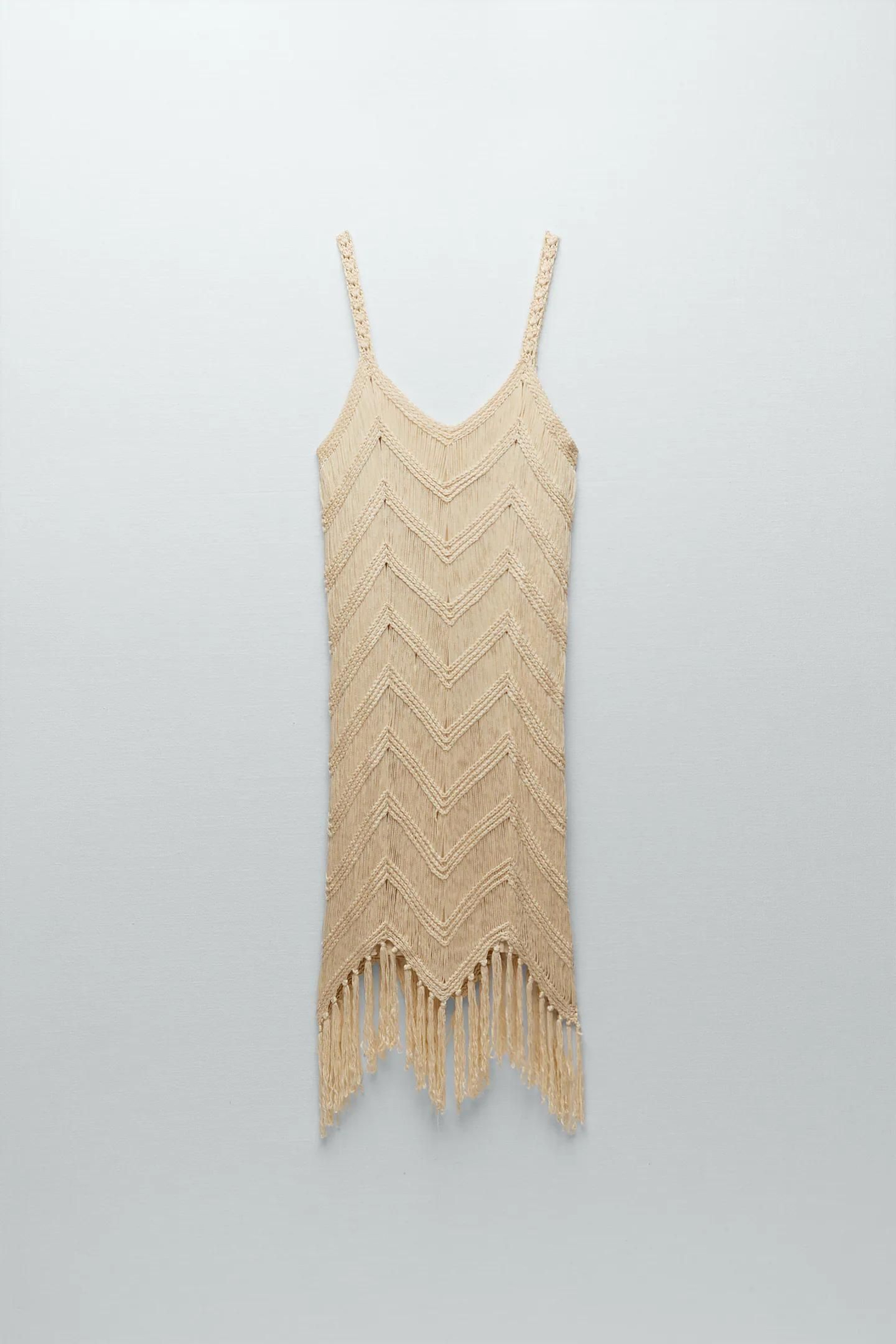 El vestido de crochet de Zara.